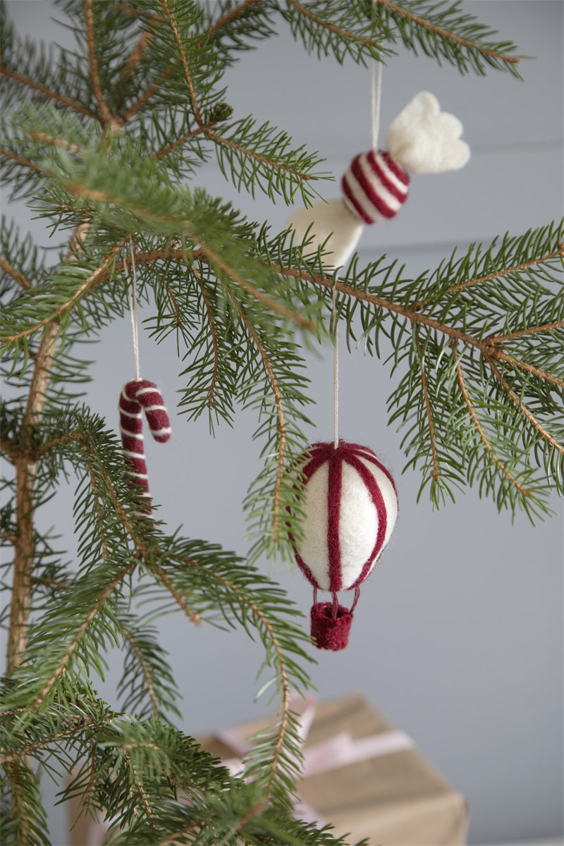 Felt Christmas Tree Decoration - Hot Air Balloon